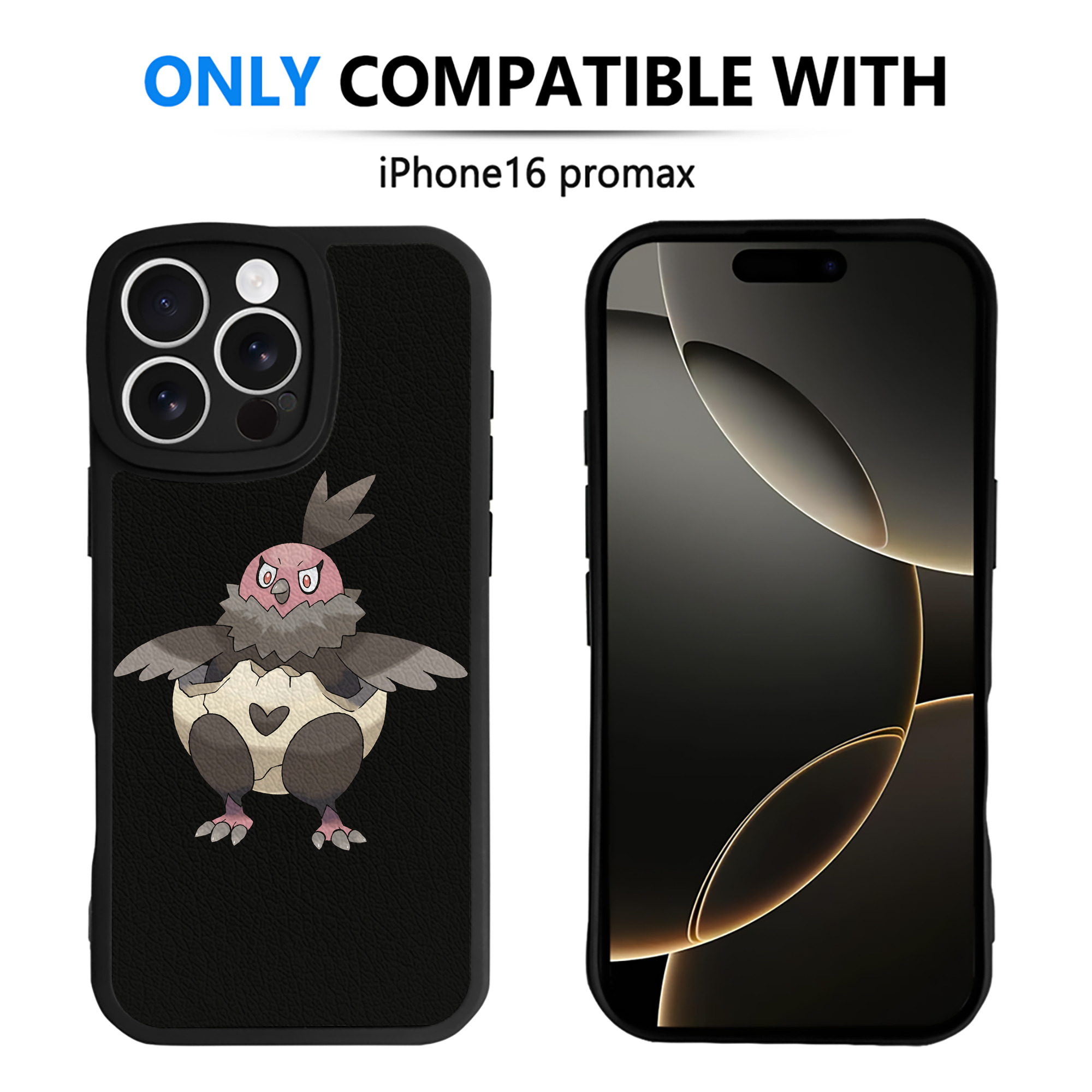 （画像用） ポケットモンスター Pokémon 【iPhone 16シリーズ対応】シリコンスマホケース（レザー調） 材質：シリコン